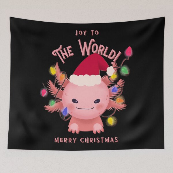 Item preview, Cute Baby Animal Christmas Axolotl designed and sold by Paula Helit.
