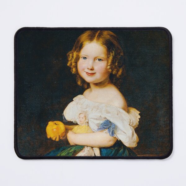 Item preview, Emilie Werner (1832 - 1835), the daughter of Ehepaares Johann and Magdalena Werner - Ferdinand Georg Waldmüller designed and sold by brushandframes.