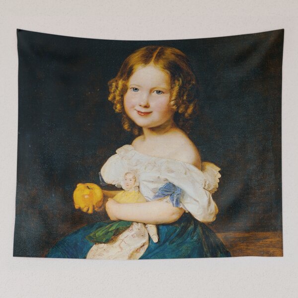 Item preview, Emilie Werner (1832 - 1835), the daughter of Ehepaares Johann and Magdalena Werner - Ferdinand Georg Waldmüller designed and sold by brushandframes.