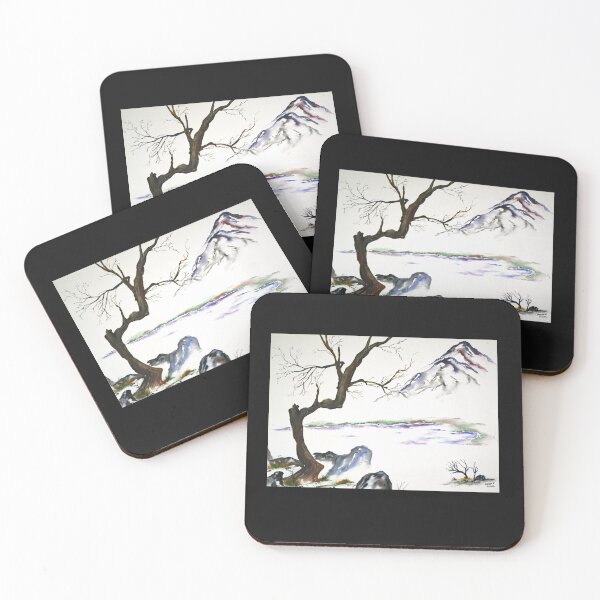 Item preview, Mountain Lake  -  Watercolor painting designed and sold by Art-by-Geoff.