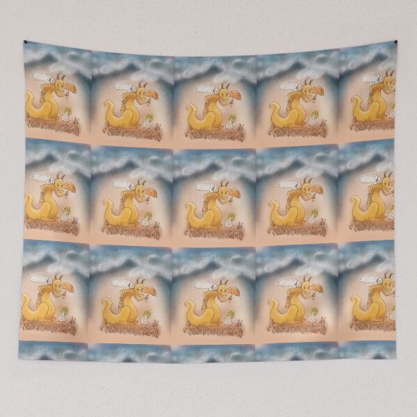 Item preview, Golden Dragon protecting the Princess designed and sold by jasmineberry.