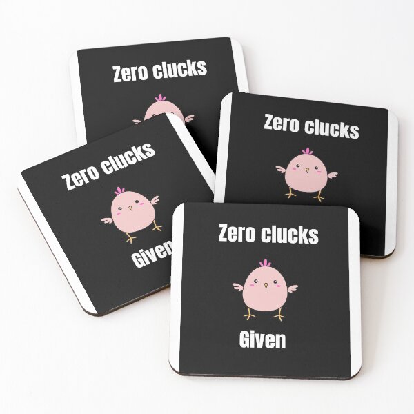 Item preview, Zero clucks given  designed and sold by TheBurningFlame.