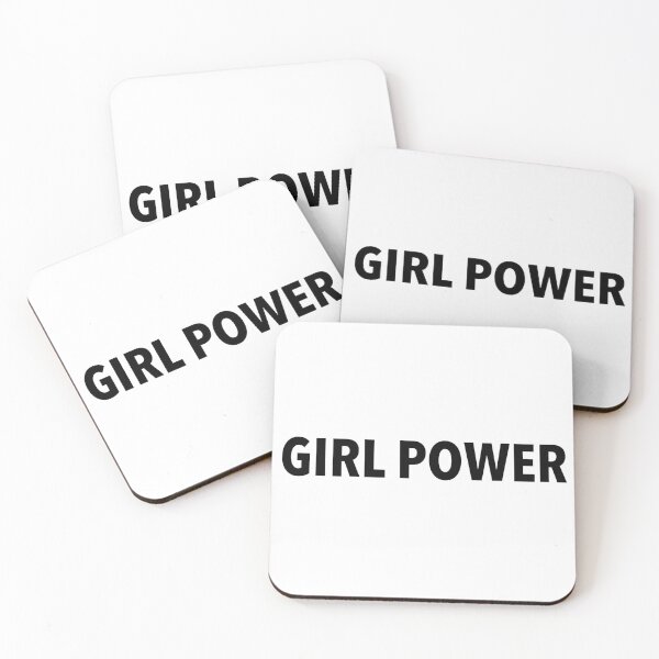 Item preview, GIRL POWER (2). Girl power. Sentence. Black Text. Straight calligraphy. Letters. designed and sold by AnaStickerD.
