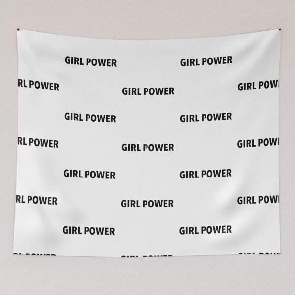 Item preview, GIRL POWER (2). Girl power. Sentence. Black Text. Straight calligraphy. Letters. designed and sold by AnaStickerD.