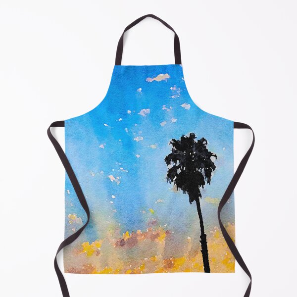 LA Palm Sunset Silhouette Apron