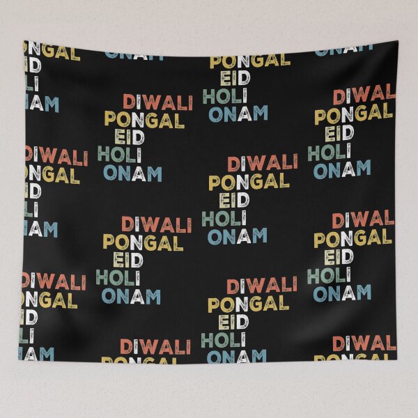 Item preview, India Festivals Diwali Holi Pongal Onam Eid designed and sold by Life Is Beautiful.