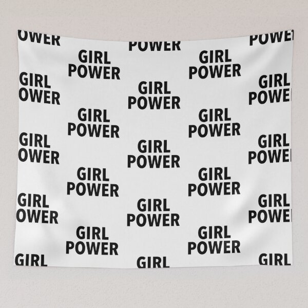 Item preview, GIRL POWER (1). Girl power. Sentence. Black Text. Straight calligraphy. Letters. designed and sold by AnaStickerD.