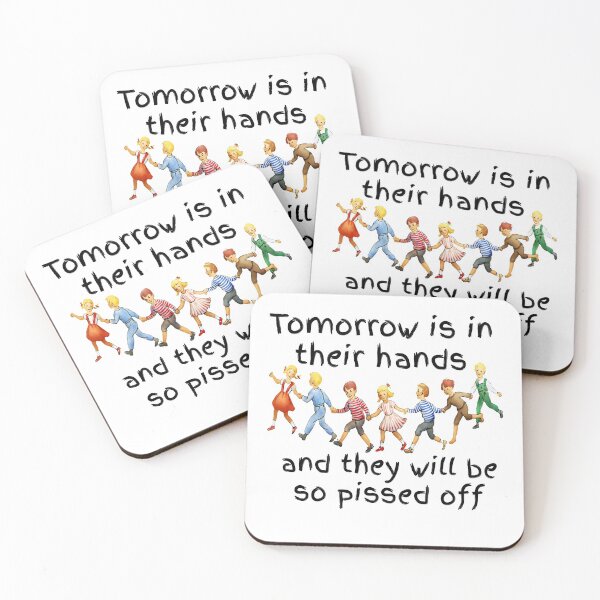 Item preview, Funny tomorrow is in their hands designed and sold by Areashor.
