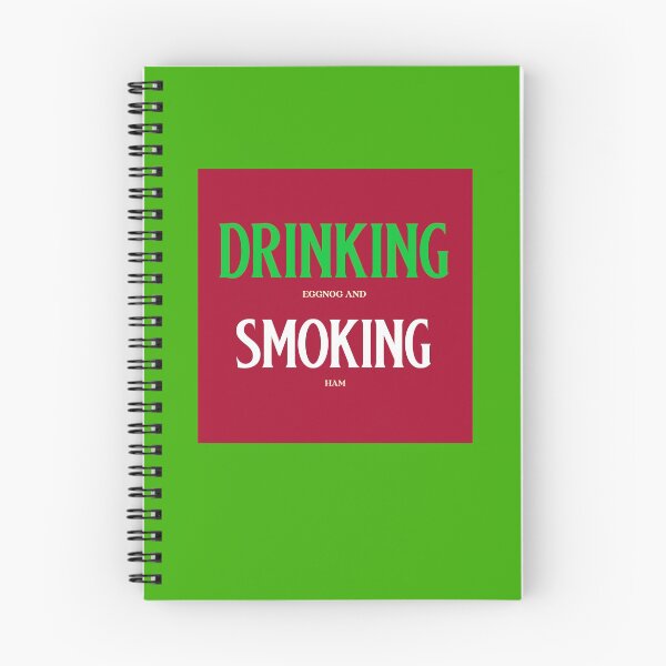 Item preview, Drinking Eggnog and Smoking Ham (on green) designed and sold by GagiTees.