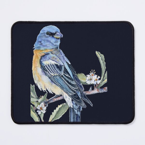 Item preview, Lazuli Bunting Watercolor designed and sold by carleeclarkeart.