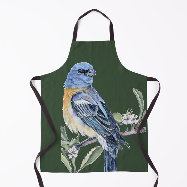 Item preview, Lazuli Bunting Watercolor designed and sold by carleeclarkeart.