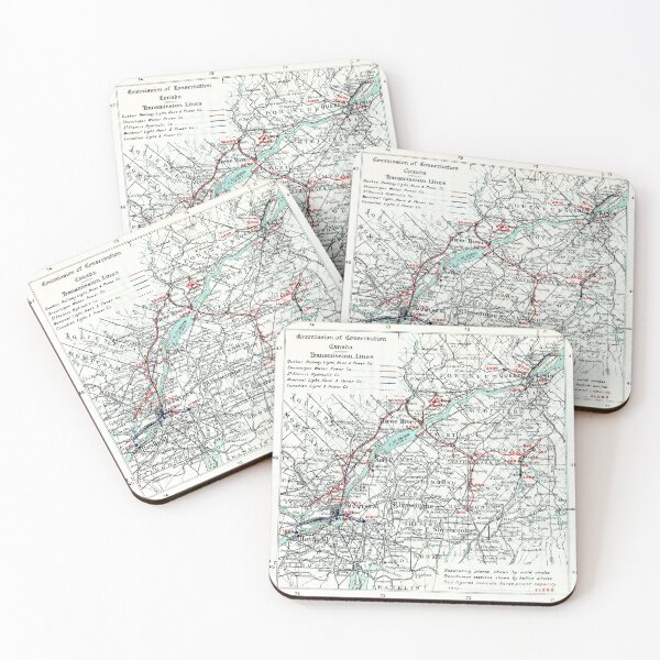 Item preview, 1911 Vintage Map of Montreal, Quebec City designed and sold by Gin  Neko.