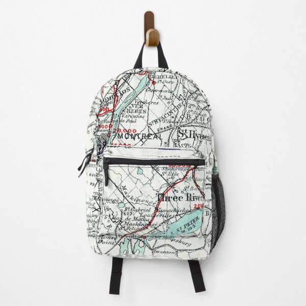 Item preview, 1911 Vintage Map of Montreal, Quebec City designed and sold by Gin Neko.