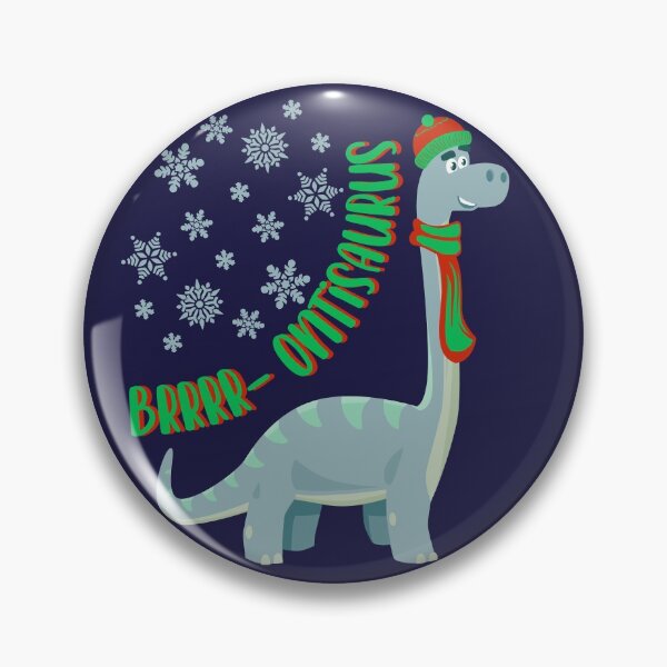 Item preview, Christmas Funny Dinosaurs, Cold Brontosaurus Brr Design designed and sold by Constant Readers.