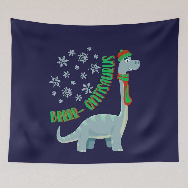 Item preview, Christmas Funny Dinosaurs, Cold Brontosaurus Brr Design designed and sold by Constant Readers.