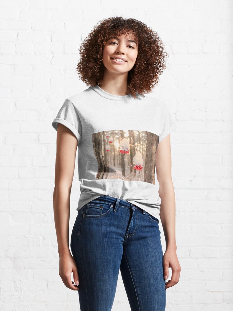 Alternate view of Rowan berries in the snow Classic T-Shirt