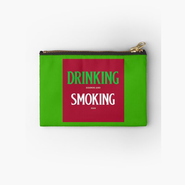Item preview, Drinking Eggnog and Smoking Ham (on green) designed and sold by GagiTees.