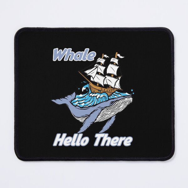 Item preview, whale hello there Whale carrying ship funny gift idea  designed and sold by justbejoker.