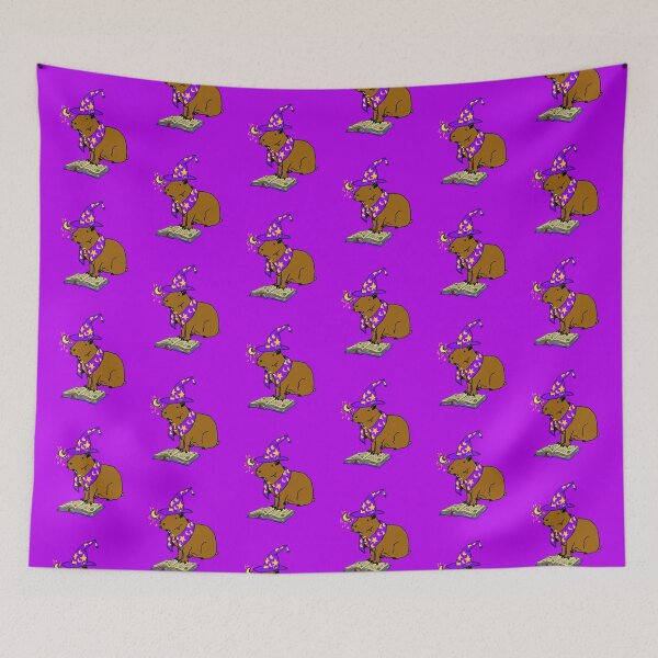 Item preview, Mystical & Magical Capybara Wizard Graphic! designed and sold by WhatWhatDesigns.