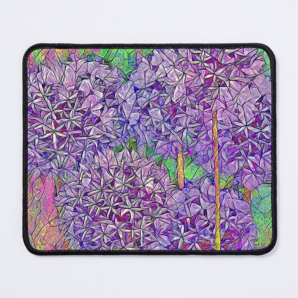 Item preview, Purple Allium Watercolor Effect Mosaic designed and sold by SeaChangeDesign.