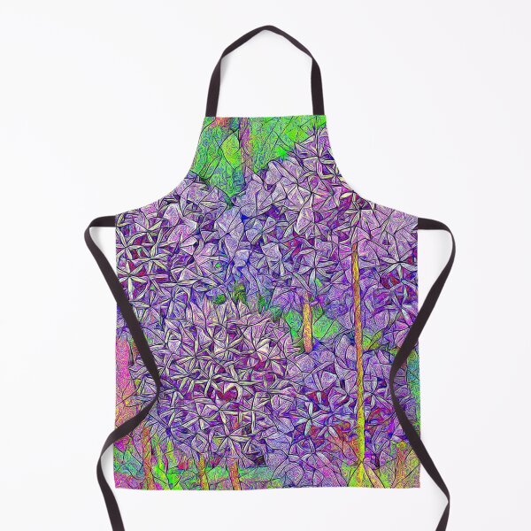 Item preview, Purple Allium Watercolor Effect Mosaic designed and sold by SeaChangeDesign.