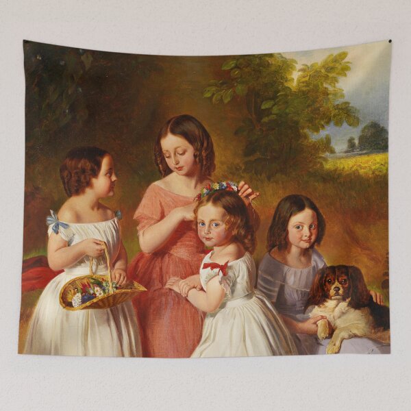 Item preview, Siblings - Johann Friedrich Dietler designed and sold by brushandframes.