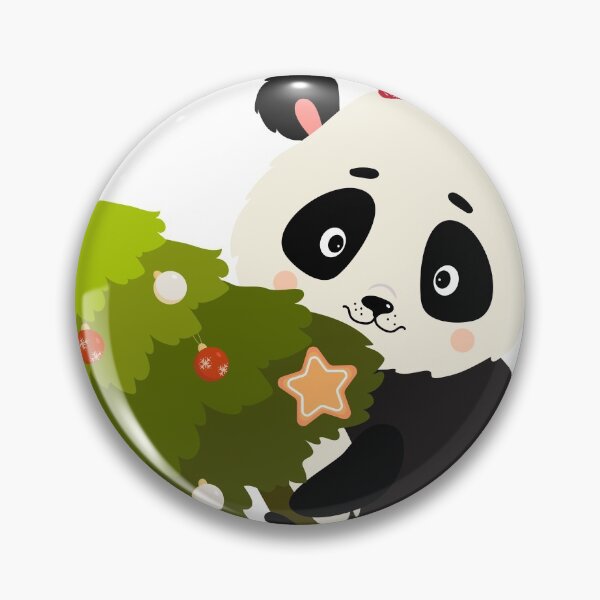 Item preview, Cute friendly Christmas panda designed and sold by UPSTORE-RB.