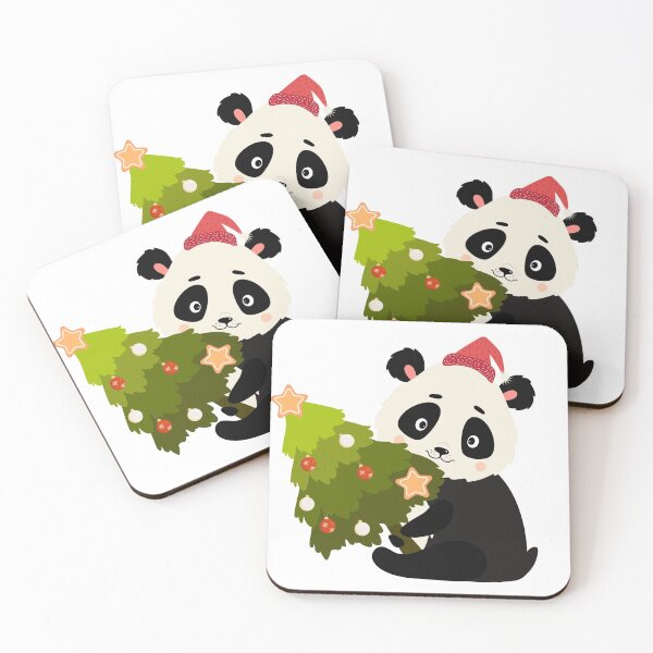 Item preview, Cute friendly Christmas panda designed and sold by UPSTORE-RB.