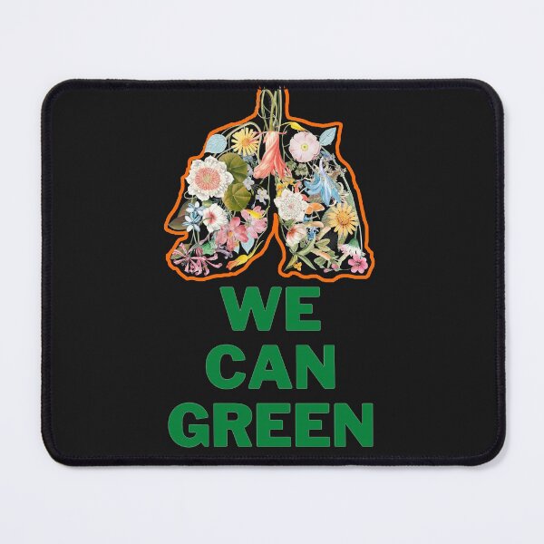 Item preview, Green lungs with flowers designed and sold by GOGO20.