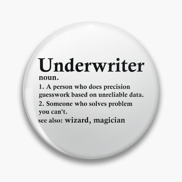 Item preview, Underwriter Definition Funny Insurance Broker Profession designed and sold by woodesigner.