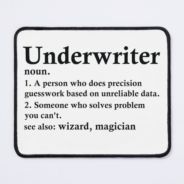 Item preview, Underwriter Definition Funny Insurance Broker Profession designed and sold by woodesigner.