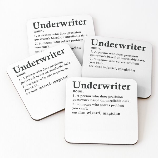 Item preview, Underwriter Definition Funny Insurance Broker Profession designed and sold by woodesigner.