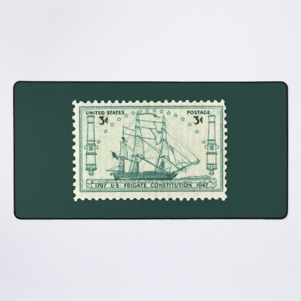 Item preview, 1797 US FRIGATE CONSTITUTION 1947 POSTAGE STAMP designed and sold by Joyful-Express.