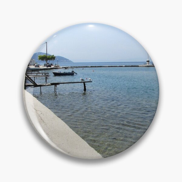 Item preview, THE WATERFRONT OF THASSOS TOWN HARBOUR. designed and sold by ronsaunders47.