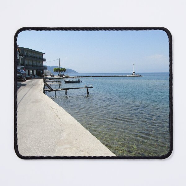 Item preview, THE WATERFRONT OF THASSOS TOWN HARBOUR. designed and sold by ronsaunders47.
