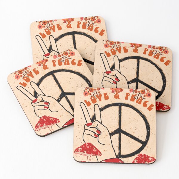 Item preview, Love & Peace designed and sold by NeonxHeart.
