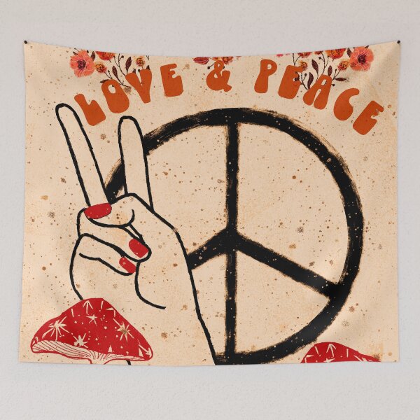 Item preview, Love & Peace designed and sold by NeonxHeart.