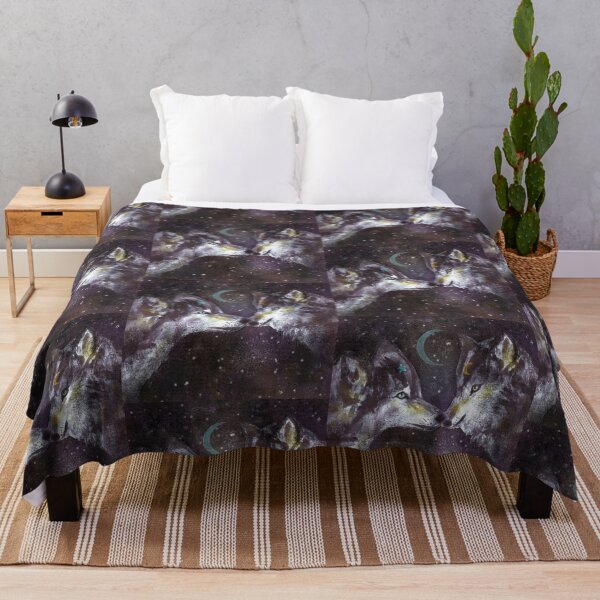 Item preview, Wolf Love CUSHION TOTE BAG ART PRINT designed and sold by Sarah-Wilde.