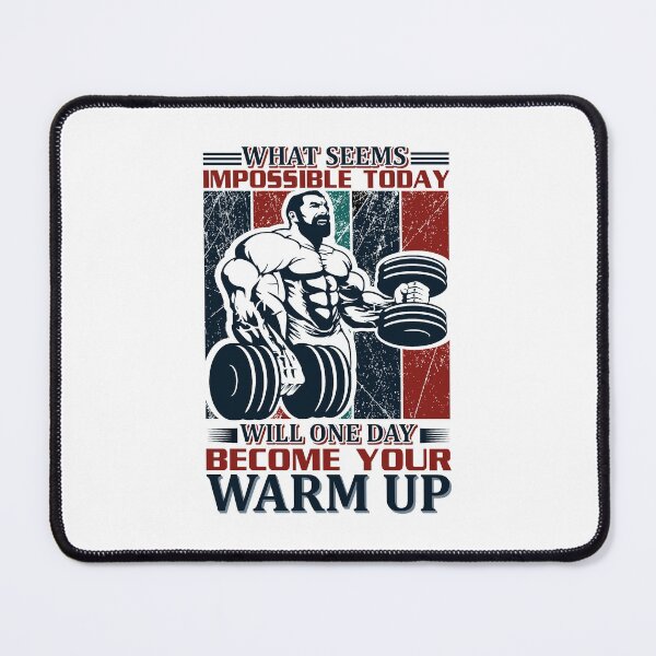 Item preview, What Seems Impossible Today Bodybuilding Motivation designed and sold by BuddyBoots.