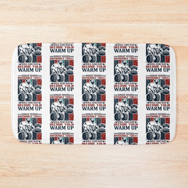 Item preview, What Seems Impossible Today Bodybuilding Motivation designed and sold by BuddyBoots.