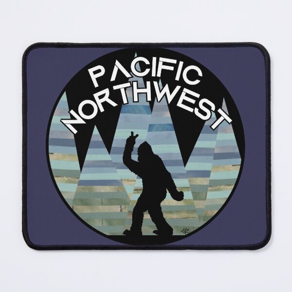 Item preview, Sasquatch In the Fading PNW Mountaintops designed and sold by ISOASL.