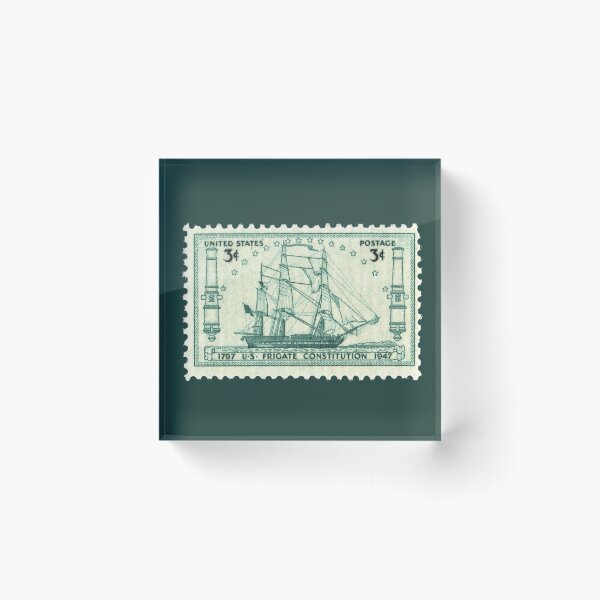 Item preview, 1797 US FRIGATE CONSTITUTION 1947 POSTAGE STAMP designed and sold by Joyful-Express.