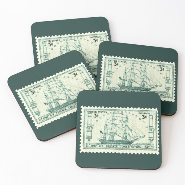 Item preview, 1797 US FRIGATE CONSTITUTION 1947 POSTAGE STAMP designed and sold by Joyful-Express.