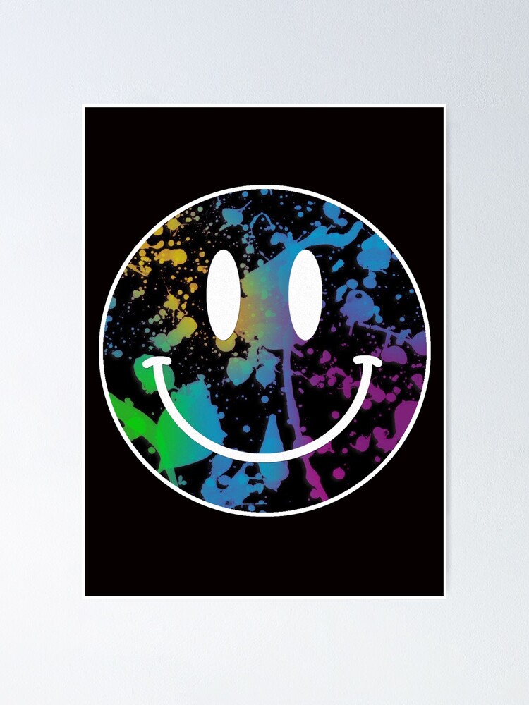 "Acid House Smiley Face" Poster for Sale by editor1972 Redbubble