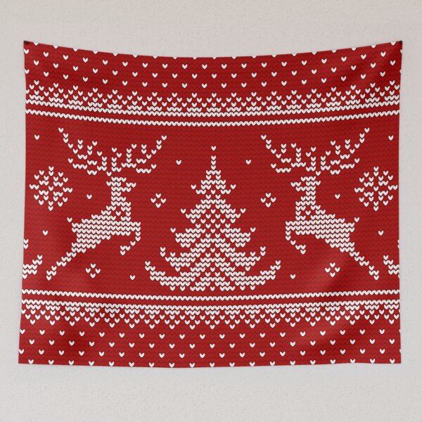 Item preview, Knitting Christmas Pattern designed and sold by SkyAfterDusk.