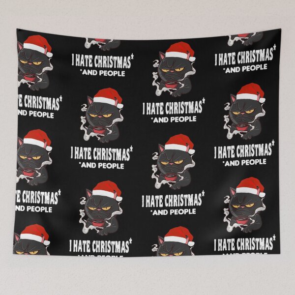 Item preview, funny cat christmas saying  designed and sold by pirminio.