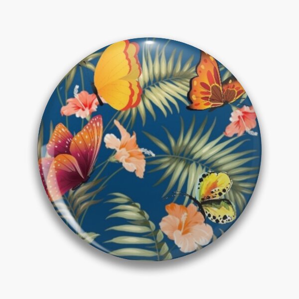 Item preview, Beautiful summer nature flowers and butterflies designed and sold by SKMAXX.