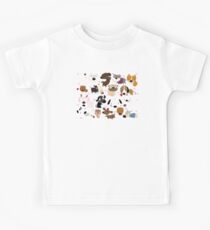 Hundemuster Kinder T-Shirt