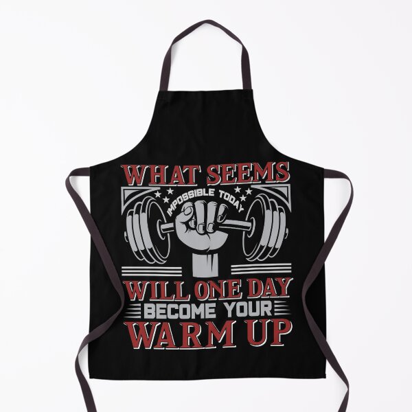Item preview, What Seems Impossible Today Will One Day Become Your Warm Up Bodybuilding Motivation designed and sold by BuddyBoots.