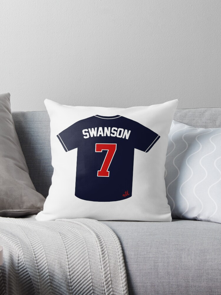 dansby swanson jersey number Poster for Sale by madisonsummey